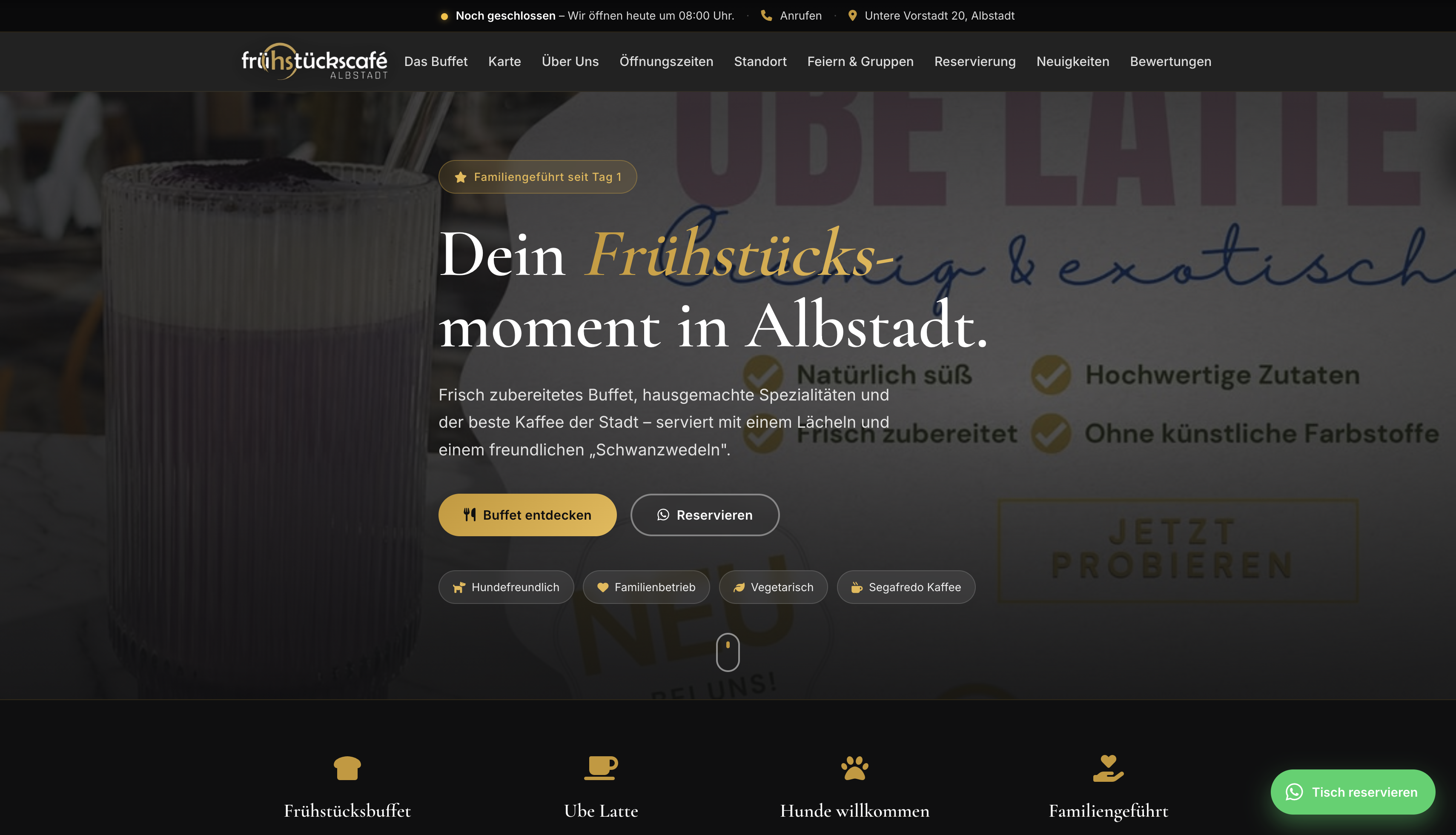 Frühstückscafé HS Website